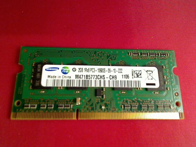 2GB DDR3 PC3-10600S SODIMM Ram Memory Lenovo T410 2537-GZ2