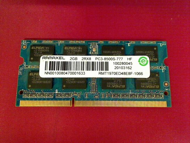 2GB DDR3 PC3-8500S SODIMM Ram Memory Ramaxel Lenovo T500 2056-BZ8