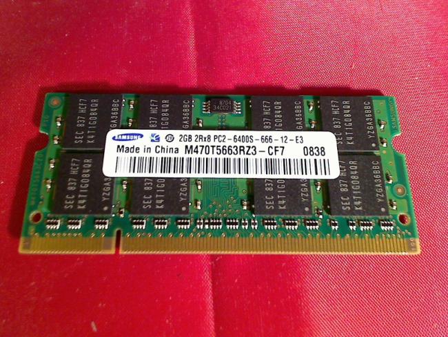 2GB DDR2 PC2-6400S Samsung SODIMM Ram Memory Dell D830 PP04X