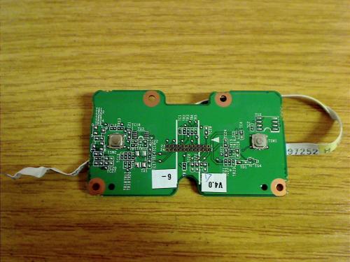 Touchpad Switch Board circuit board Module board Cable from Clevo M67SRU Noteboo