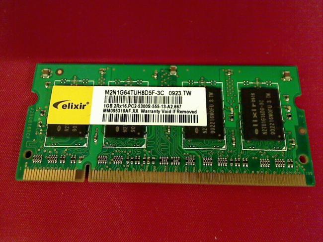 1GB elixir DDR2 PC2-5300S SOMIMM Ram Memory HP EliteBook 8530p