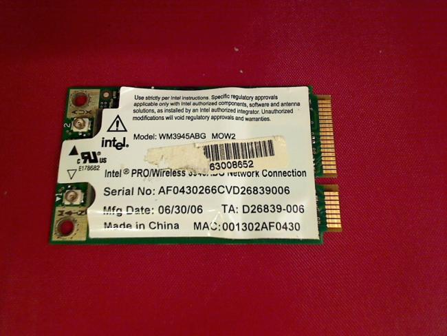 Wlan W-Lan WiFi Card Board Module board circuit board Fujitsu Amilo Pi1556