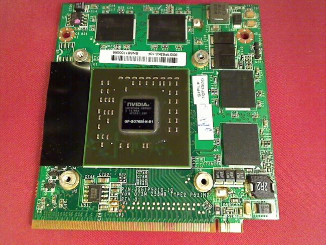 GPU Grafik Card Board Module board Nvidia GeForce Go 7600 Amilo Pi1556 P53IN0 10