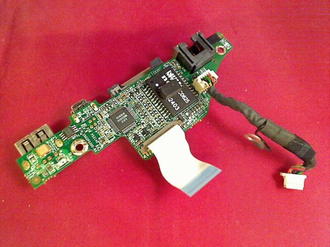 USB Lan Card Reader Port socket Board Cables Fujitsu Amilo Pi1556