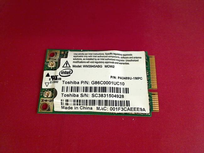 Wlan W-Lan WiFi Card Board Module board circuit board Toshiba Satellite L350-16