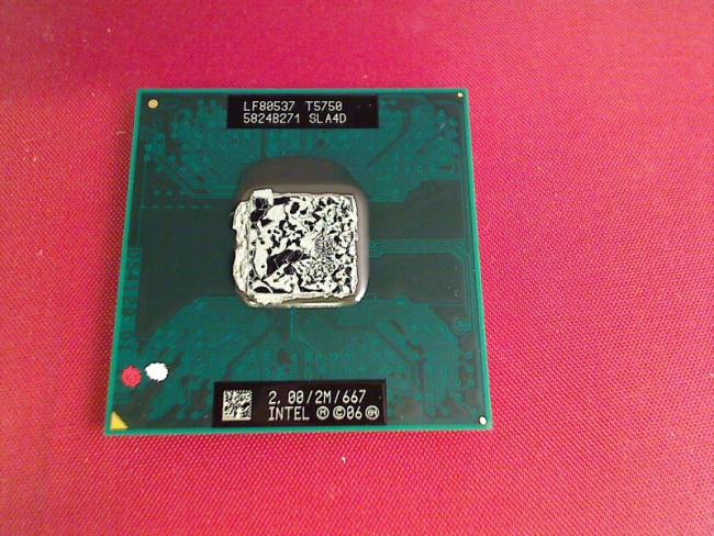 2GHz Intel Core 2 DUO T5750 CPU Prozessor Toshiba Satellite L350-16S