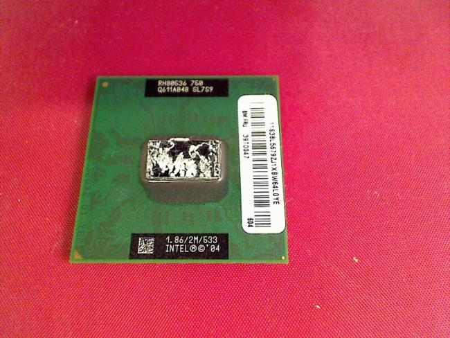 1.86 GHz Intel Pentium M750 CPU Prozessor IBM T43 Type 1871