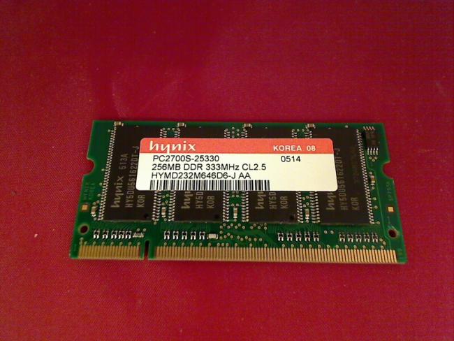 256MB DDR 333MHz Hynix PC2700S SODIMM RAM Memory Fujitsu Amilo L7300