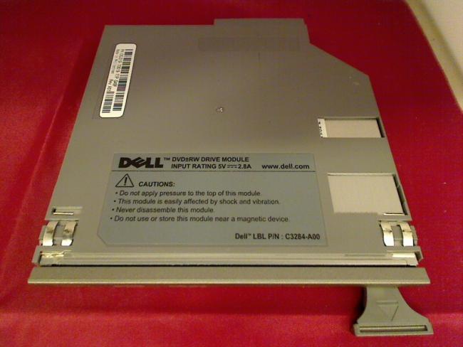 DVD Burner DVD +/- RW Drive with Bezel & Fixing Dell Latitude D510 PP17L