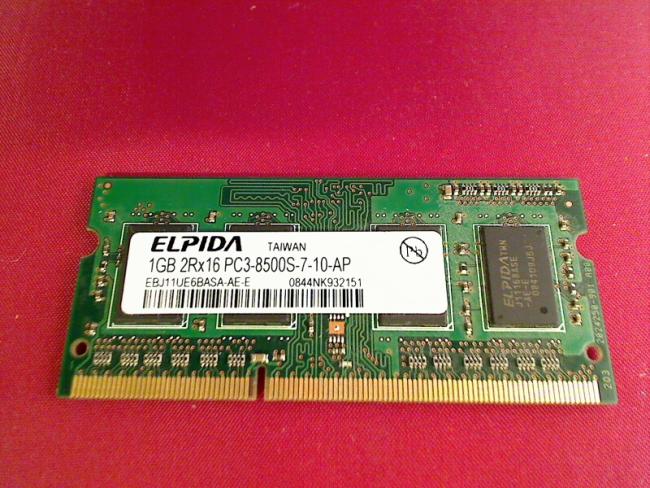 1GB DDR3 PC3-8500S Elpida SODIMM Ram Memory Toshiba L670 - 170