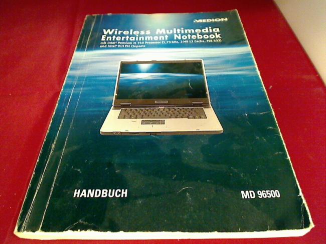 Handbuch user manual Medion MD96500 WIM 2040