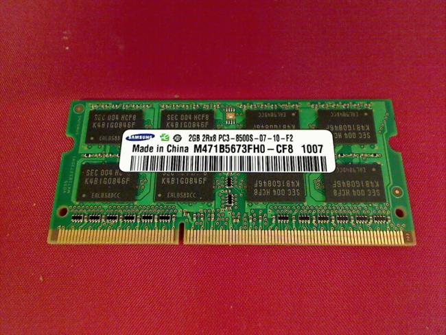 2GB DDR3 PC3-8500S Samsung SODIMM Ram Memory Medion MD98330 E6214