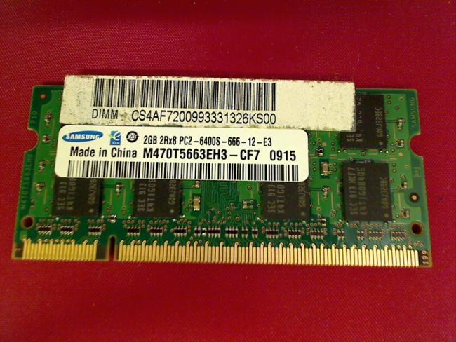 2GB DDR2 PC2-6400S Samsung SODIMM Ram Memory Medion MD97860 P7612