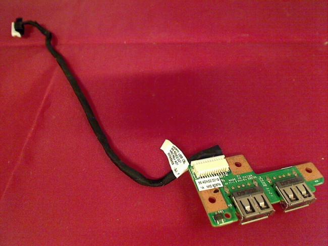 USB Port socket Board Cables Medion MD97860 P7612