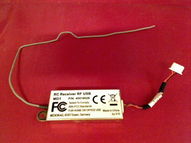 RC Receiver RF USB MD1 Board Card Module board Cables Medion MD97860 P7612