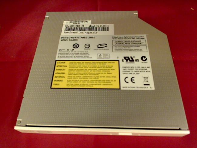 DVD CD Brenner DS-8A3S mit Blende SATA ASRock NetTop ION 330