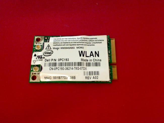 Wlan W-Lan WiFi Card Board Module board circuit board Dell D420 PP09S