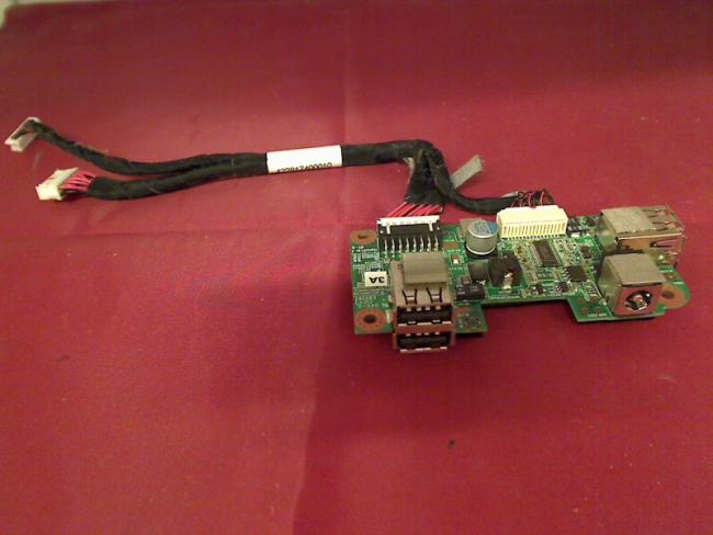 Power mainsteil mains socket USB Board Medion MD97470 P7610 (100% OK)