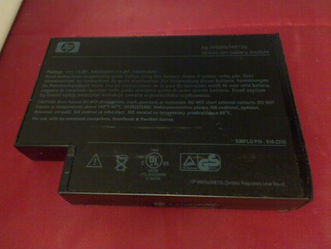 Original Akku 14.8V 4400mAh HP Compaq nx 9000 (Unaudited/Unchecked)
