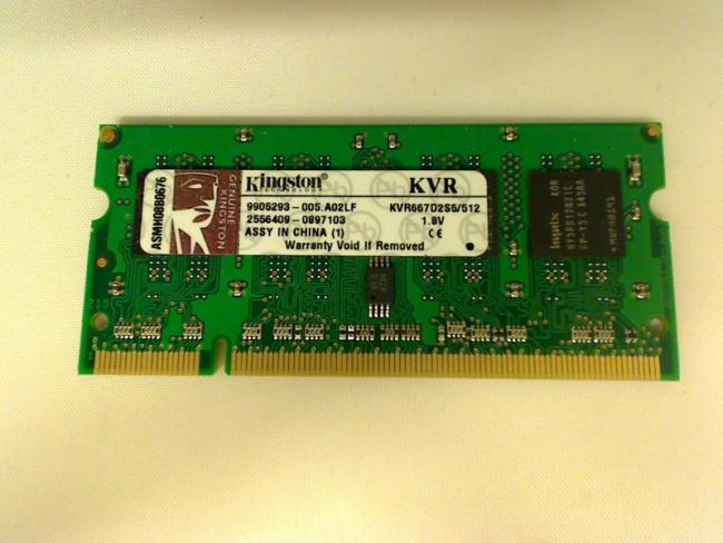 512MB KVR667D2S5/512 SODIMM DDR2 Ram Memory Asus Z53J Z5325JC