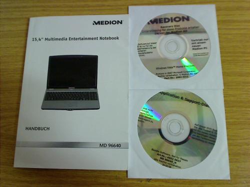 Recovery DVDs & Handbuch for Medion MD96640