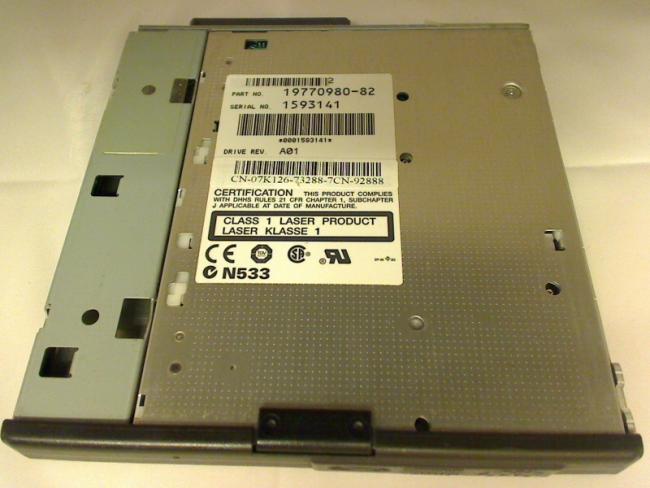 DVD Rom with Bezel & Fixing 19770980-82 A01 HP nc6000 PP2090