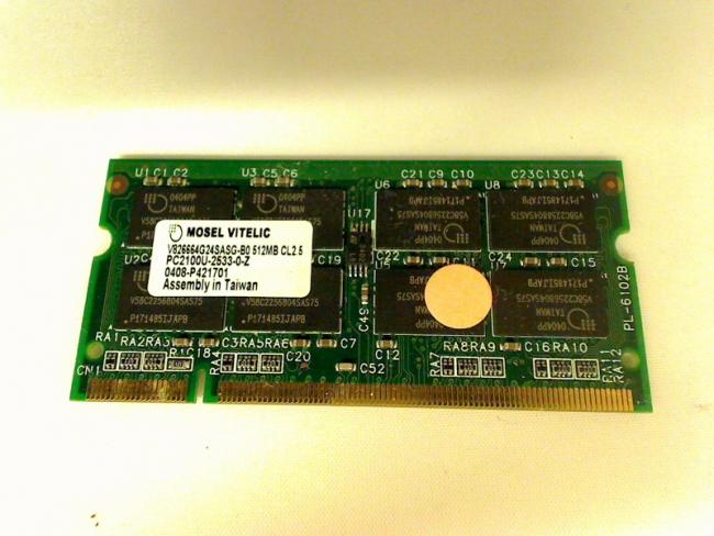 512 MB DDR PC2100U CL 2.5 SODIMM Ram Memory nc6000 PP2090