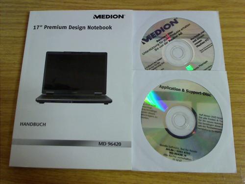 Recovery DVDs & Handbuch for Medion MD96420