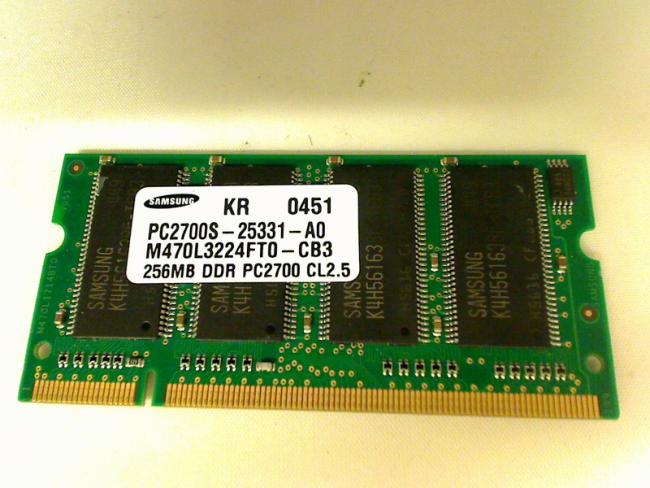256MB DDR PC2700S Samsung SODIMM Ram Memory Dell D800 PP02X