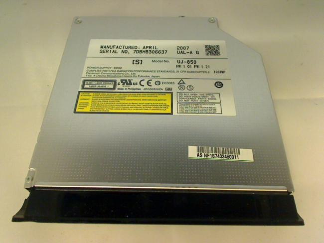 DVD Burner UJ-850 with Bezel & Fixing Asus A8J