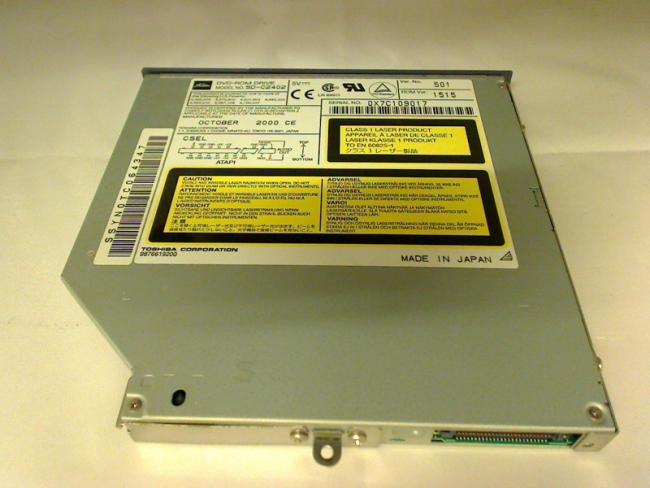 DVD ROM Drive SD-C2402 with Bezel & Fixing Sony PCG-932A