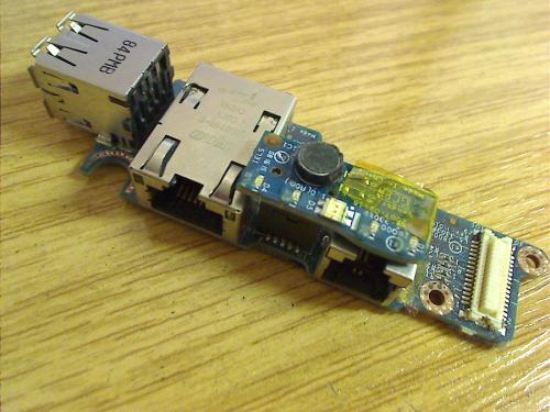 USB LAN Modem Board circuit board Module board Dell D620 PP18L (1)