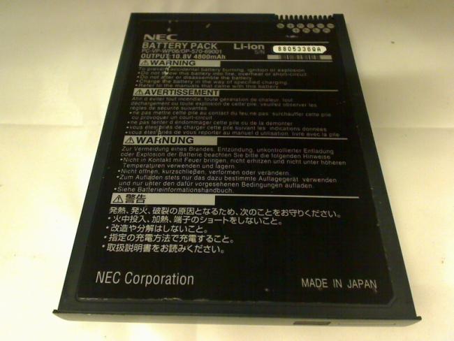 Original Akku 10.8V 4800mAh PC-VP-WP06 NEC Versa LX (Unaudited)