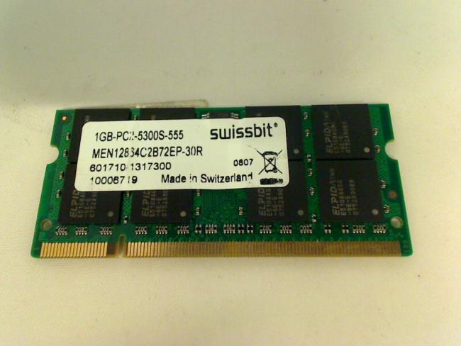 1GB DDR2 PC2-5300S swissbit SODIMM Ram Memory Asus Eee PC 900