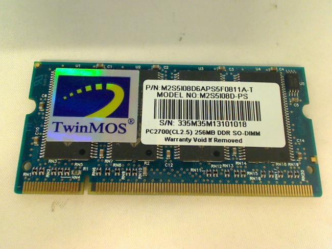 256MB DDR SODIMM PC2700 Ram Memory Medion MD41100 FIM2010