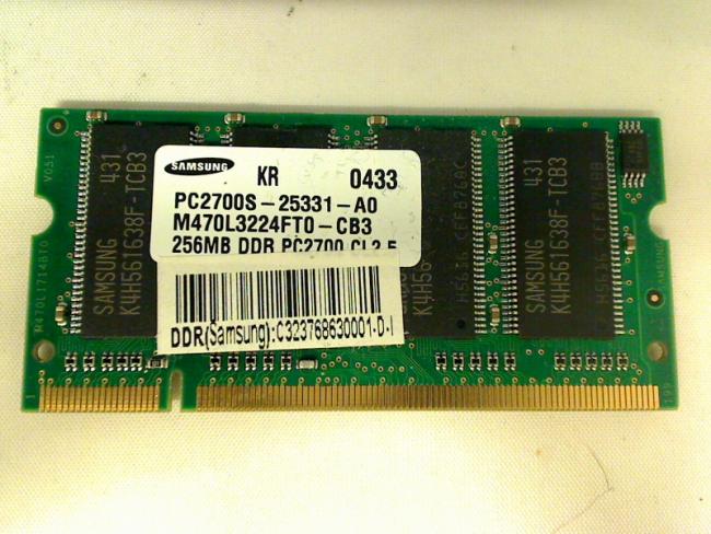 256MB DDR PC-2700S Samsung SODIMM Ram Memory Memory FS Amilo L1300