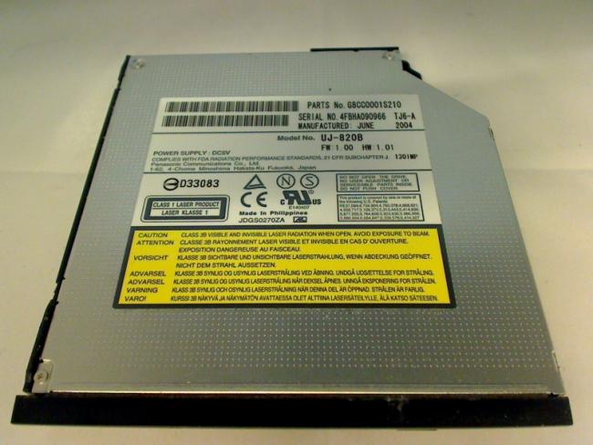 DVD Burner UJ-820B IDE with Bezel & Fixing Toshiba SM30-951