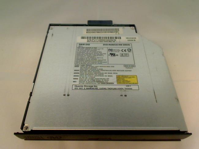 DVD ROM CD RW Drive SBW-242 with Blende, Fixing Acer Travelmate 650 653LC