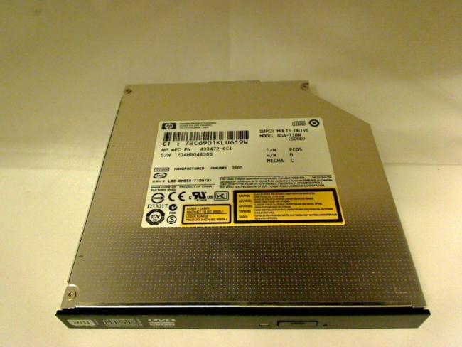 DVD Burner GSA-T10N with Bezel & Fixing HP Compaq NX9400 NX9420