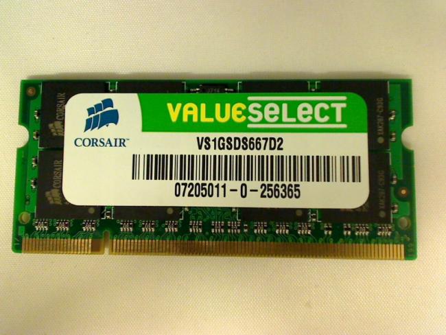 1GB DDR2 PC2-5300S Corsair VS1GSDS667D2 RAM HP Compaq NX9400 NX9420