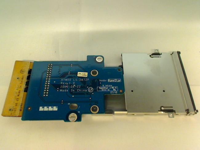 PCMCIA Card Reader LS-2872P Board Shaft Slot Toshiba Satellite M70-151
