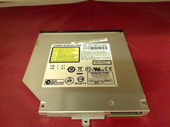 DVD Burner IDE DVR-K17RS with Bezel & Fixing Acer 5720G 602G50Mi