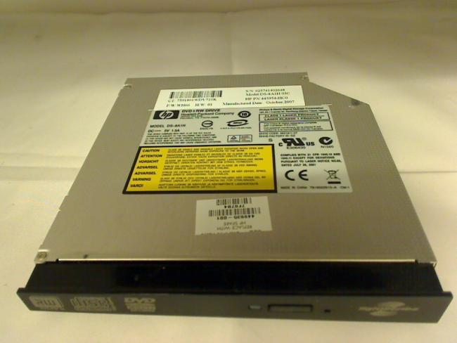 DVD Burner DS-8A1H 449935-001 with Bezel & Fixing HP DV6500 dv6650eg