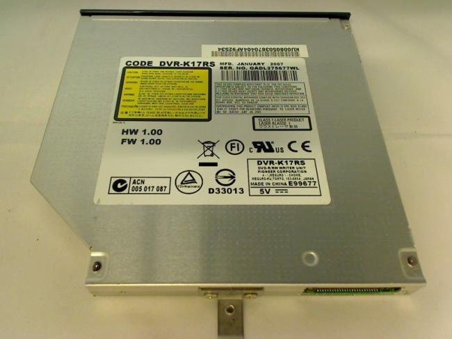 DVD Burner DVR-K17RS IDE with Bezel & Fixing Acer Aspire 3050 3053WXMi