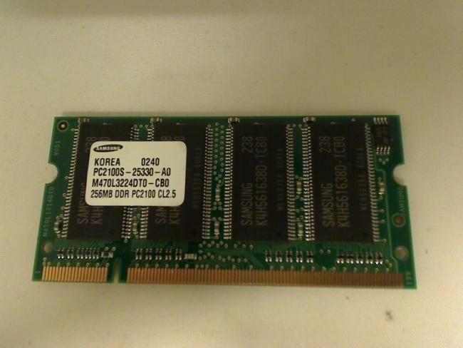 256MB DDR PC2100 Samsung SODIMM Ram Memory Fujitsu Amilo-A CY26