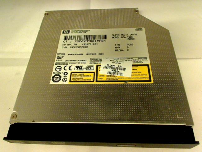 DVD Burner GSA-T10N 431409-001 with Bezel & Fixing HP DV6000 DV6153eu