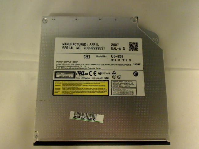 DVD Burner UJ-850 IDE with Bezel & Fixing Targa Traveller 826T MT32