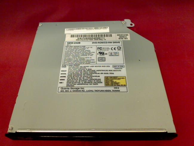 DVD Rom CD RW SBW-242B with Bezel & Fixing Acer TravelMate 2000 2001LC