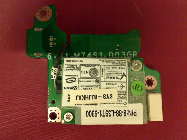 Fax Modem Board Module board circuit board Card CLEVO Nexoc Model M746SU