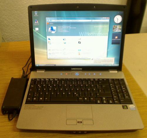 15,4" Notebook Medion MD96970 WIM2220 Intel Core 2 Duo T5750 with ( 2 x 2 GHz )